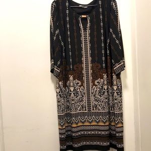 Sandra Darren V-Neck Dress